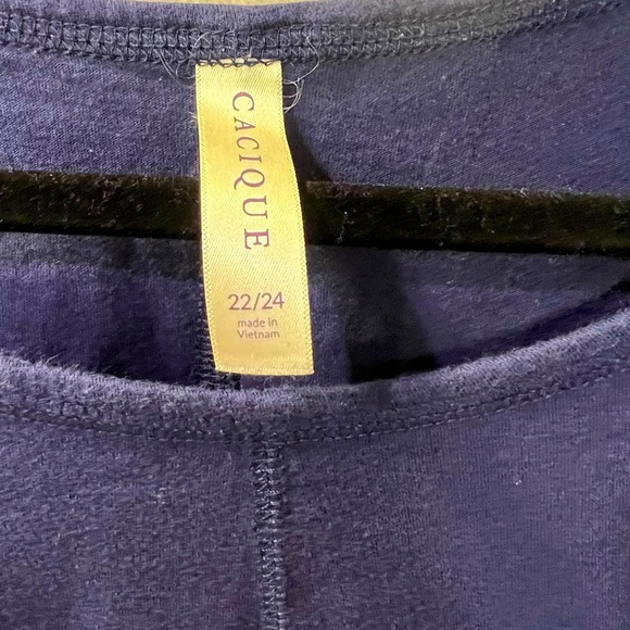 Cacique by Lane Bryant Pajama Top, Size 20/22, Blue - Picture 2 of 5